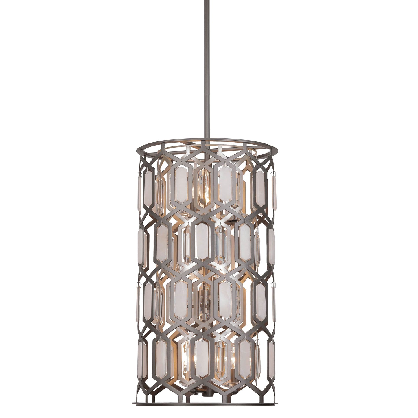 Hexly 9 Light 16" Wide Crystal Pendant