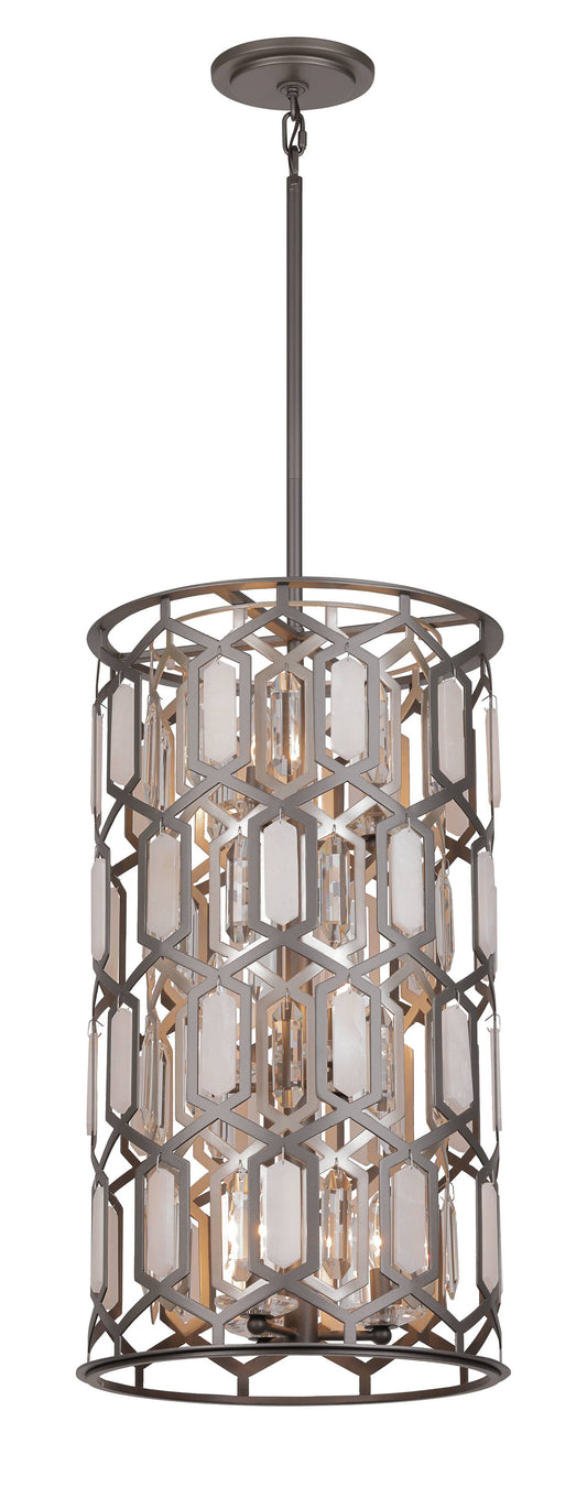 Hexly 9 Light 16" Wide Crystal Pendant