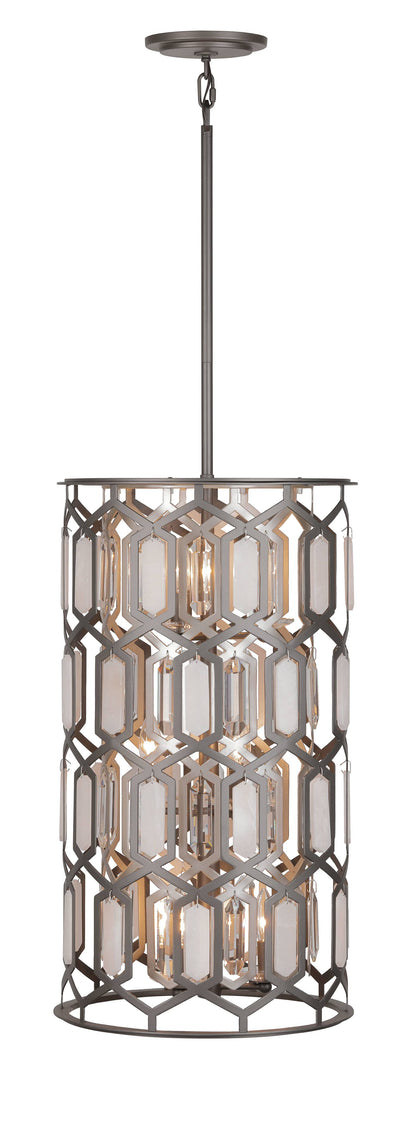Hexly 9 Light 16" Wide Crystal Pendant