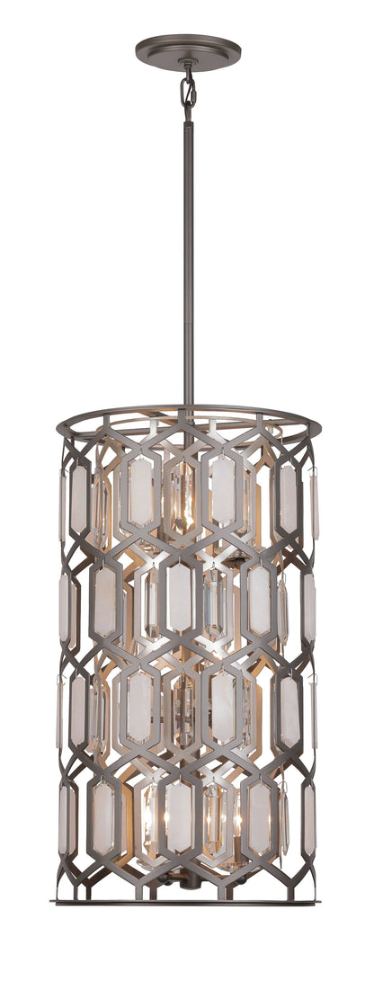 Hexly 9 Light 16" Wide Crystal Pendant