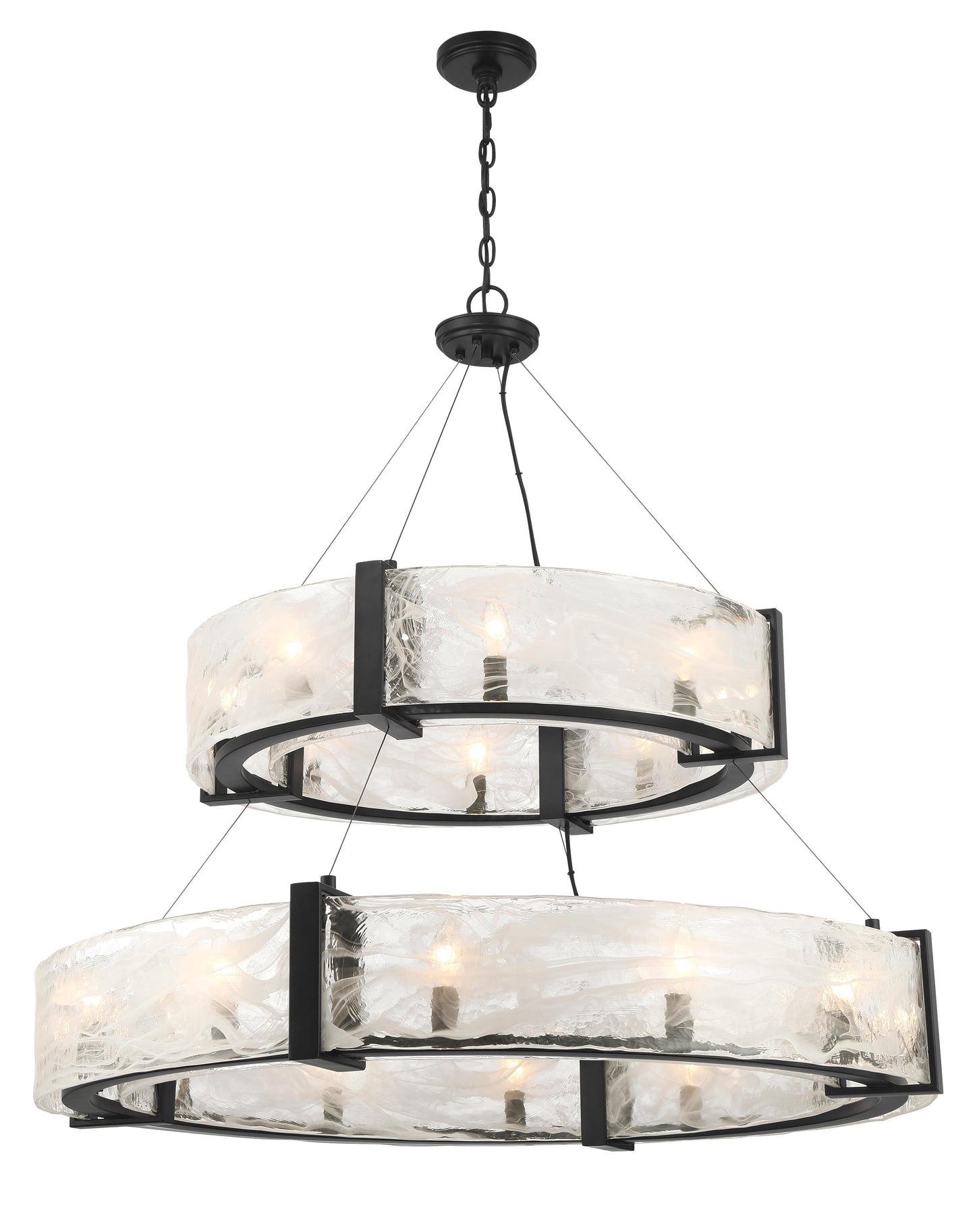 Cloud Break 20 Light 40" Wide Suspension Pendant