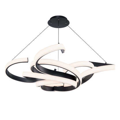 Woven 51" Wide LED Abstract Pendant