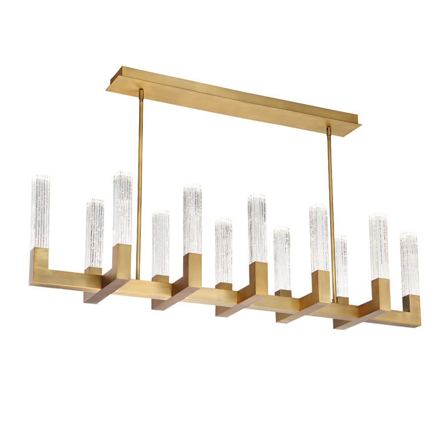 Cinema 12 Light 54" Wide Integrated LED Linear Chandelier