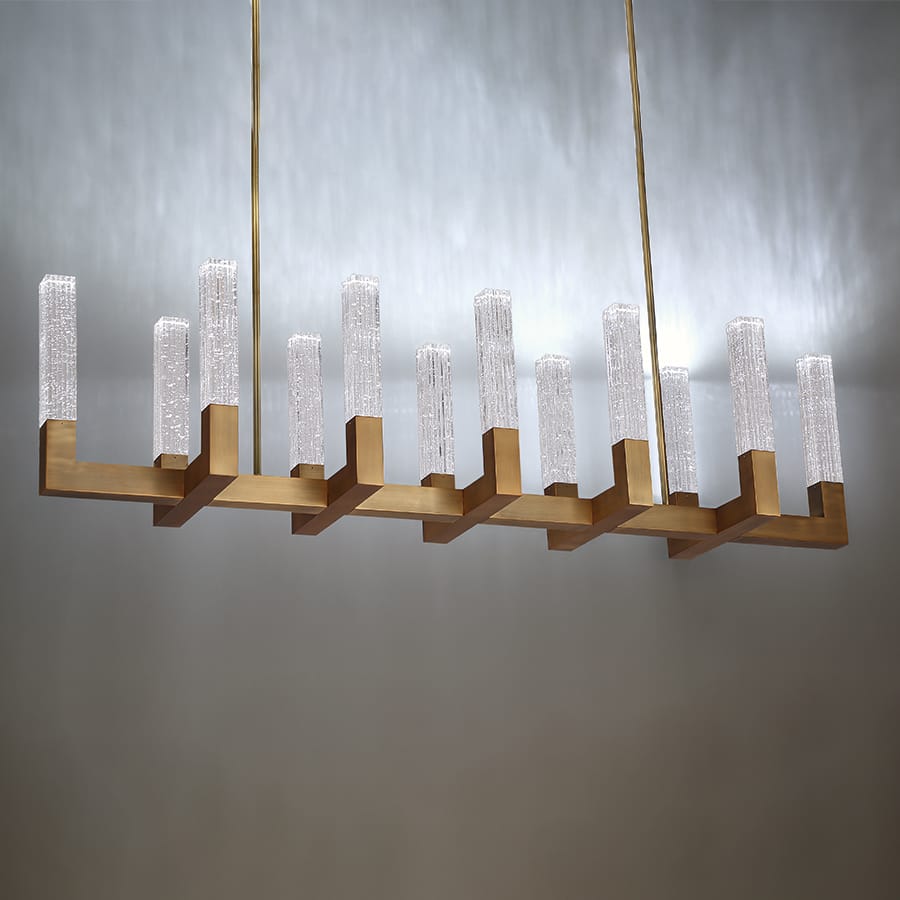 Cinema 12 Light 54" Wide Integrated LED Linear Chandelier