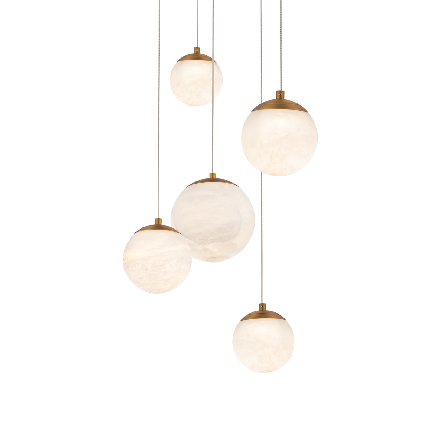 Pisces 5 Light 17" Wide LED Multi Light Pendant