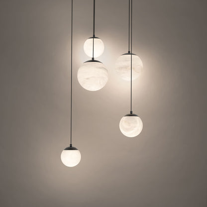 Pisces 5 Light 17" Wide LED Multi Light Pendant