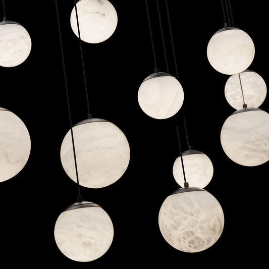 Pisces 14 Light 10" Wide LED Linear Pendant