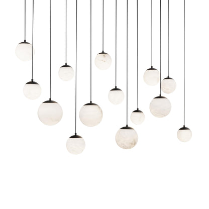 Pisces 14 Light 10" Wide LED Linear Pendant