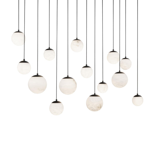 Pisces 14 Light 10" Wide LED Linear Pendant