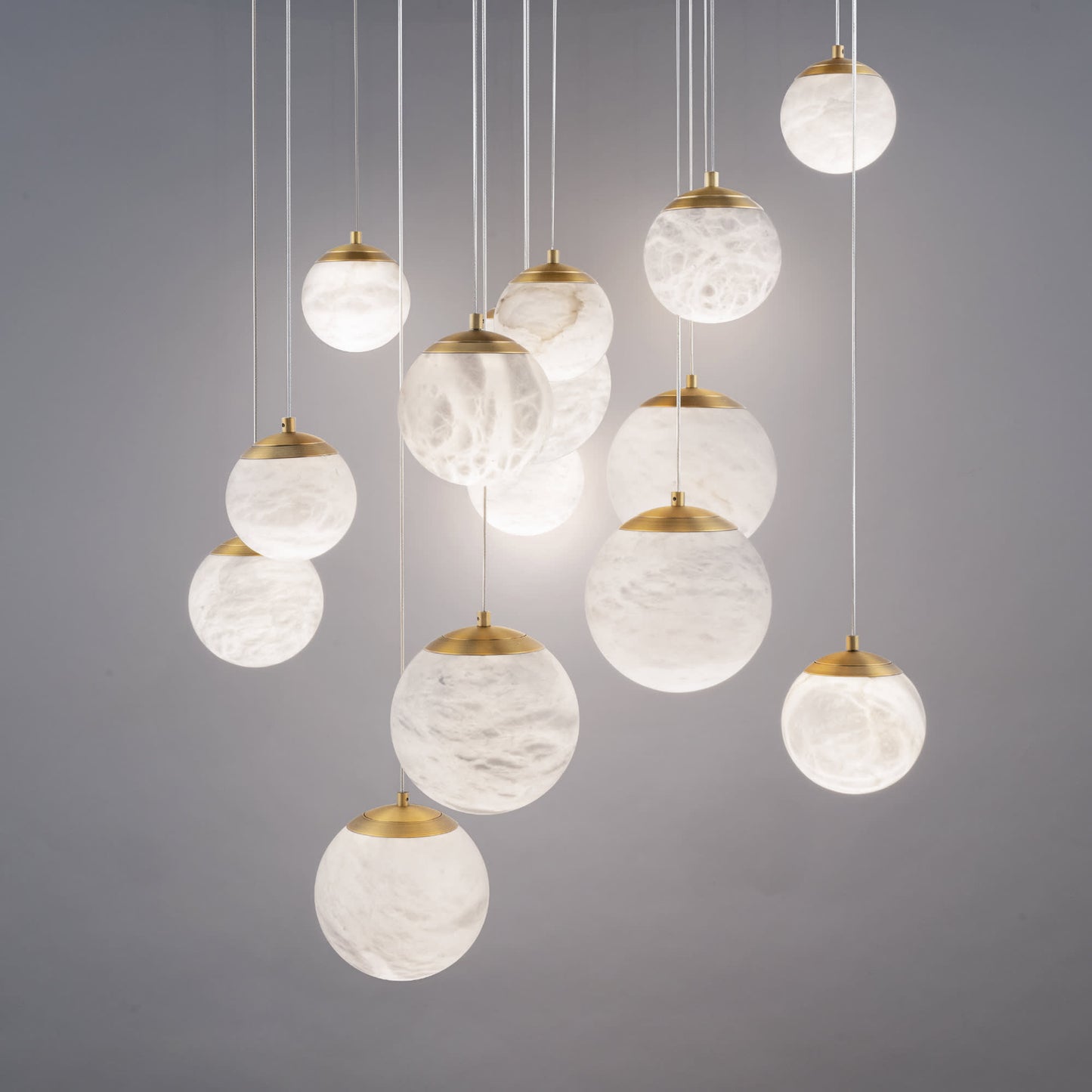 Pisces 15 Light 23" Wide LED Multi Light Pendant