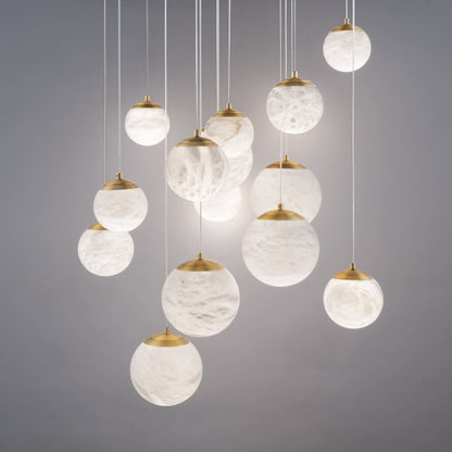 Pisces 15 Light 23" Wide LED Multi Light Pendant
