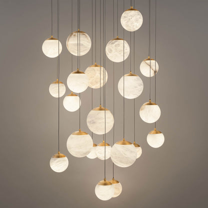 Pisces 21 Light 26" Wide LED Multi Light Pendant