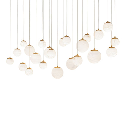 Pisces 23 Light 12" Wide LED Linear Pendant