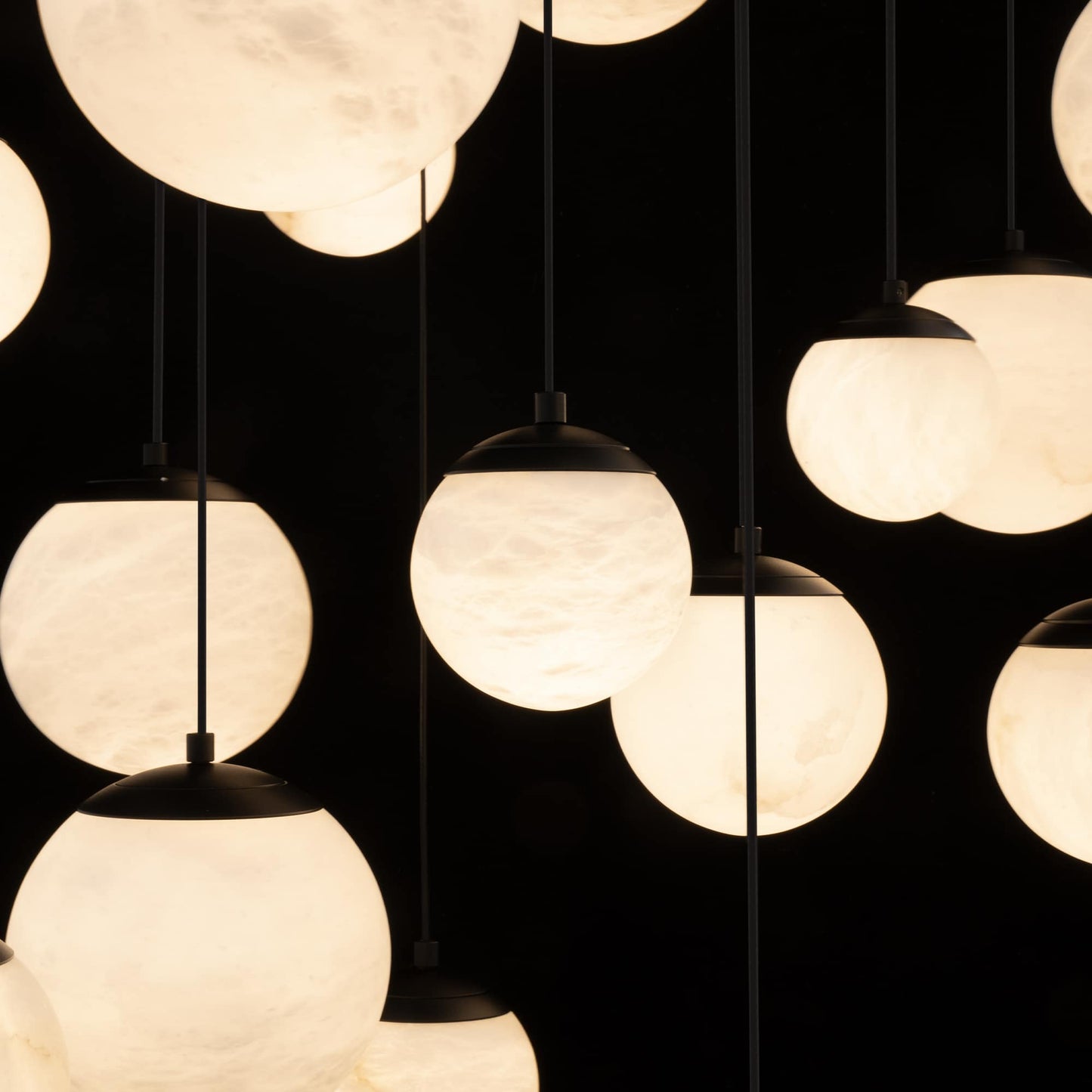 Pisces 25 Light 28" Wide LED Multi Light Pendant