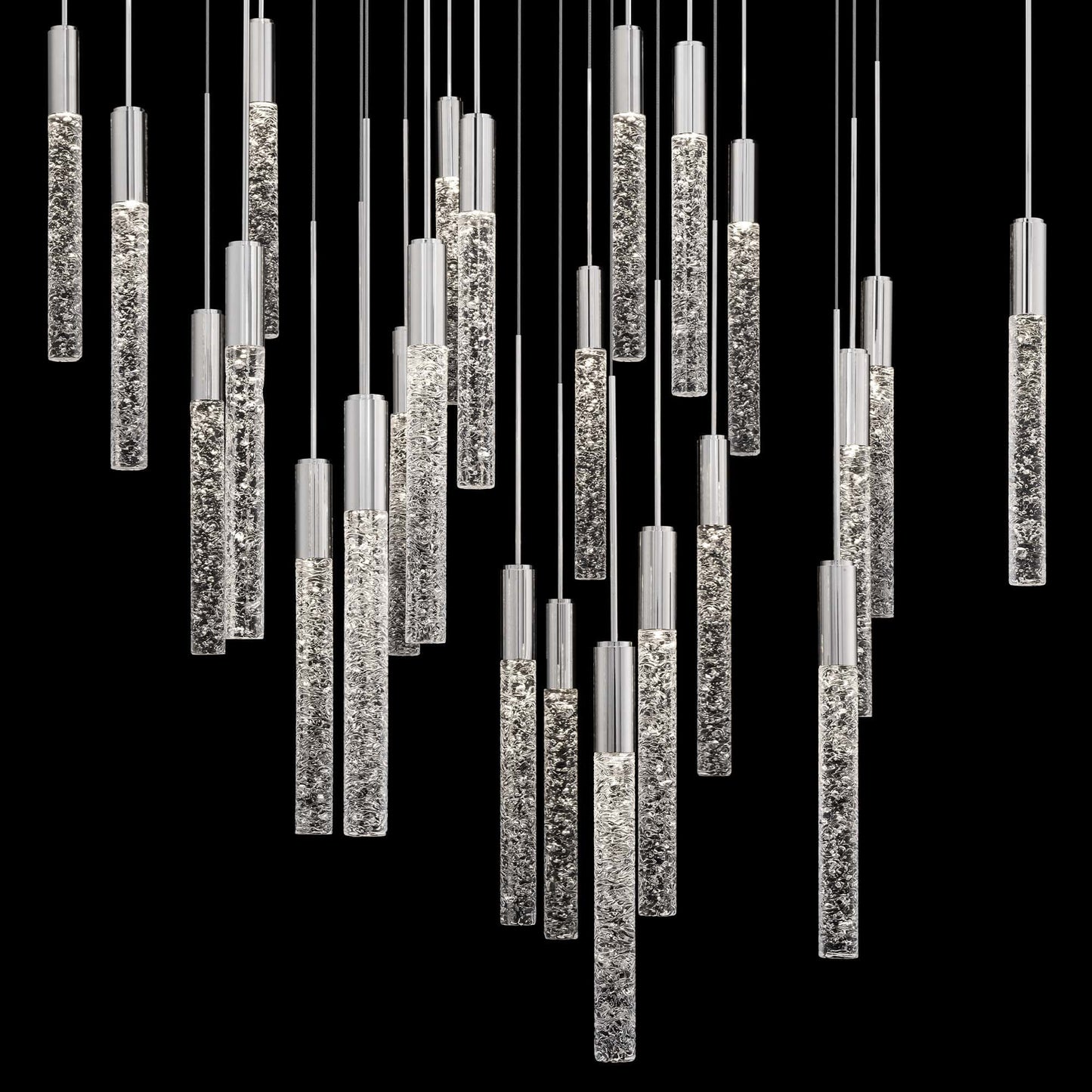 Magic 25 Light 28" Wide LED Abstract Multi Light Pendant