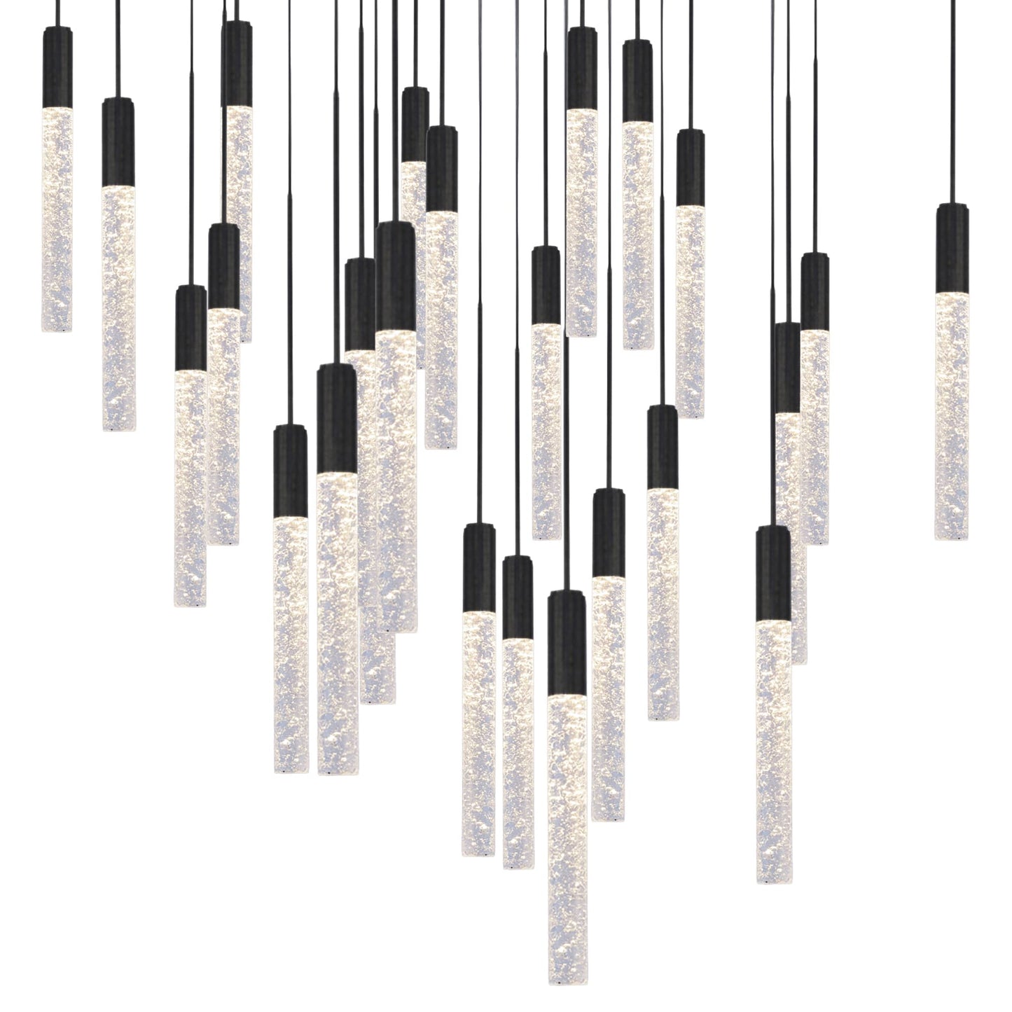 Magic 25 Light 28" Wide LED Abstract Multi Light Pendant