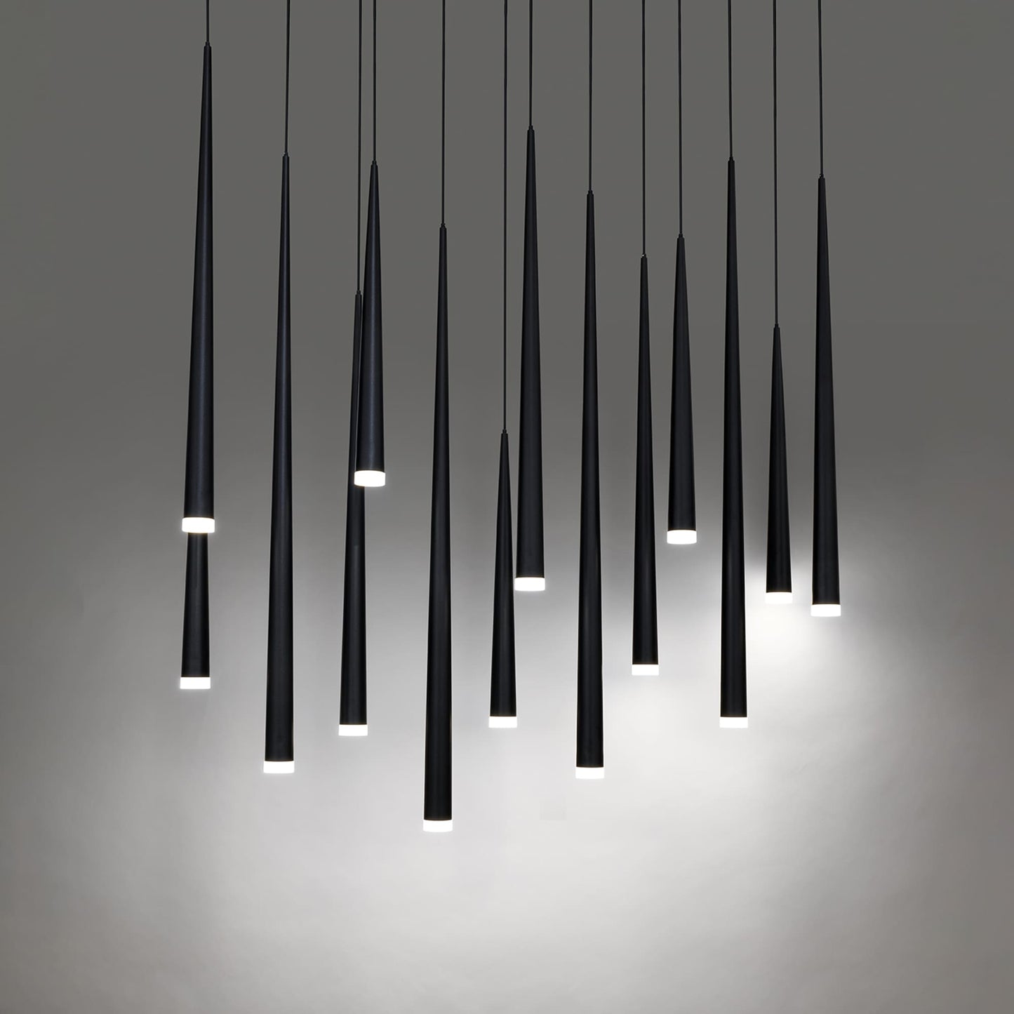 Cascade 14 Light 10" Wide LED Suspension Multi Light Pendant