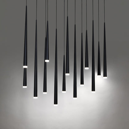 Cascade 14 Light 10" Wide LED Suspension Multi Light Pendant