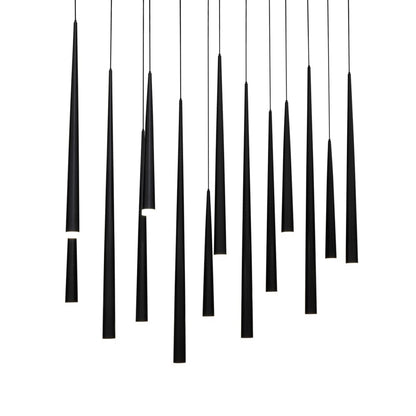 Modern Forms Cascade 14 Light 10" Wide LED Suspension Multi Light Pendant