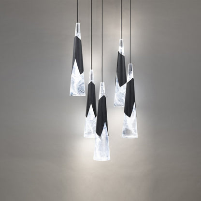 Modern Forms Kilt 5 Light 17" Wide LED Suspension Multi Light Pendant