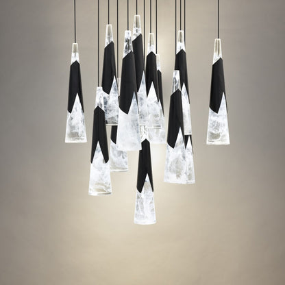 Modern Forms Kilt 13 Light 20" Wide LED Suspension Multi Light Pendant