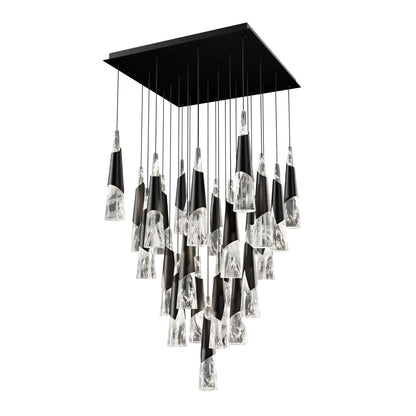 Kilt 25 Light 28" Wide LED Suspension Multi Light Pendant