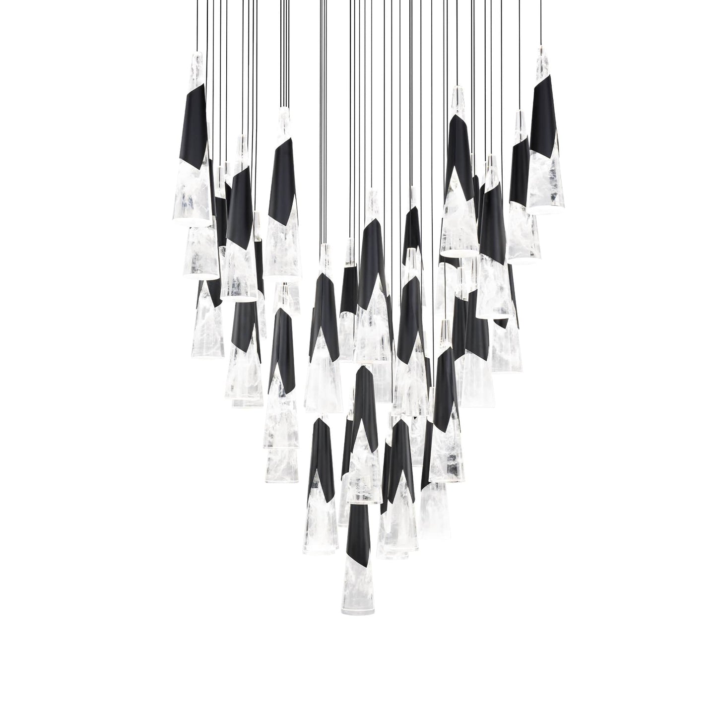 Kilt 41 Light 36" Wide LED Suspension Multi Light Pendant