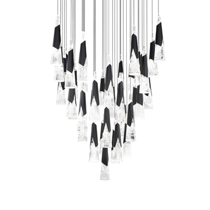 Kilt 41 Light 36" Wide LED Suspension Multi Light Pendant