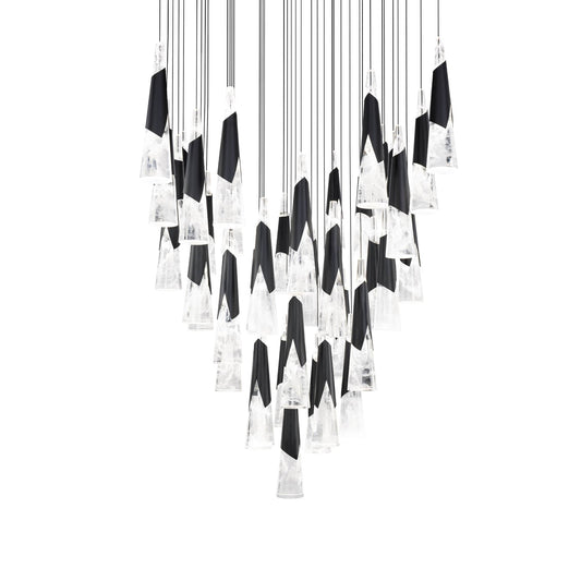 Kilt 41 Light 36" Wide LED Suspension Multi Light Pendant