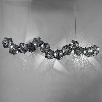 Modern Forms Riddle 64" Wide Integrated LED Linear Chandelier