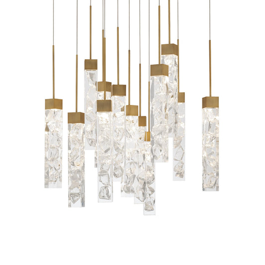 Minx 13 Light 20" Wide LED Crystal Multi Light Pendant