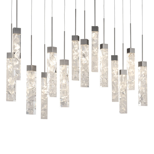 Minx 14 Light 10" Wide LED Crystal Multi Light Pendant