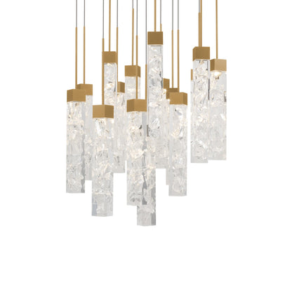 Minx 15 Light 23" Wide LED Crystal Multi Light Pendant