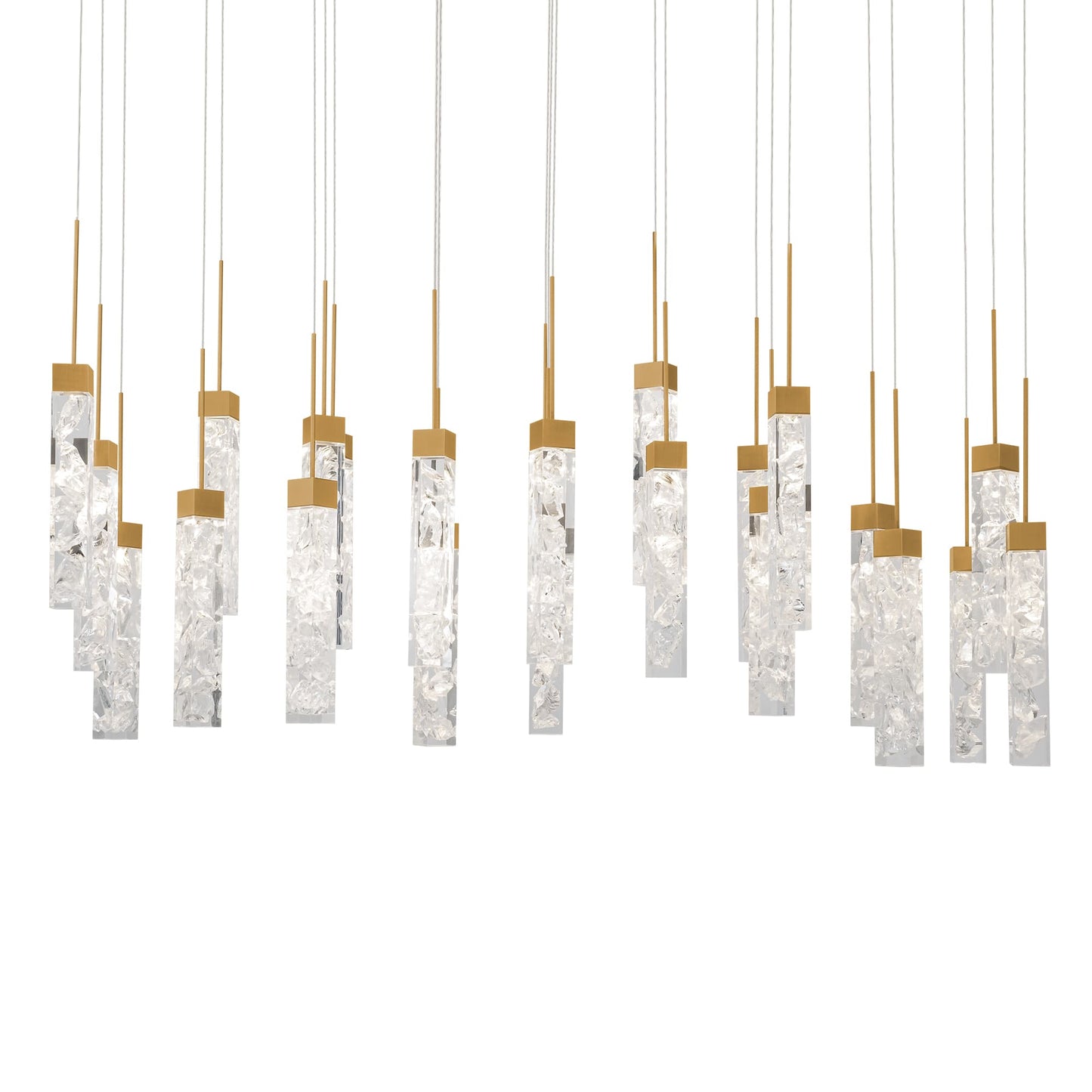 Minx 23 Light 12" Wide LED Crystal Multi Light Pendant