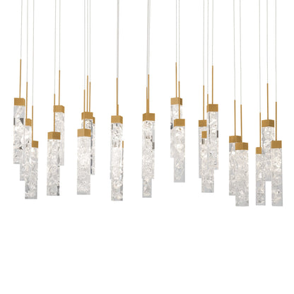 Minx 23 Light 12" Wide LED Crystal Multi Light Pendant