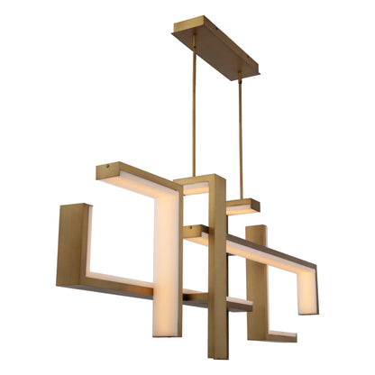 Jackal 56" Wide LED Abstract Chandelier