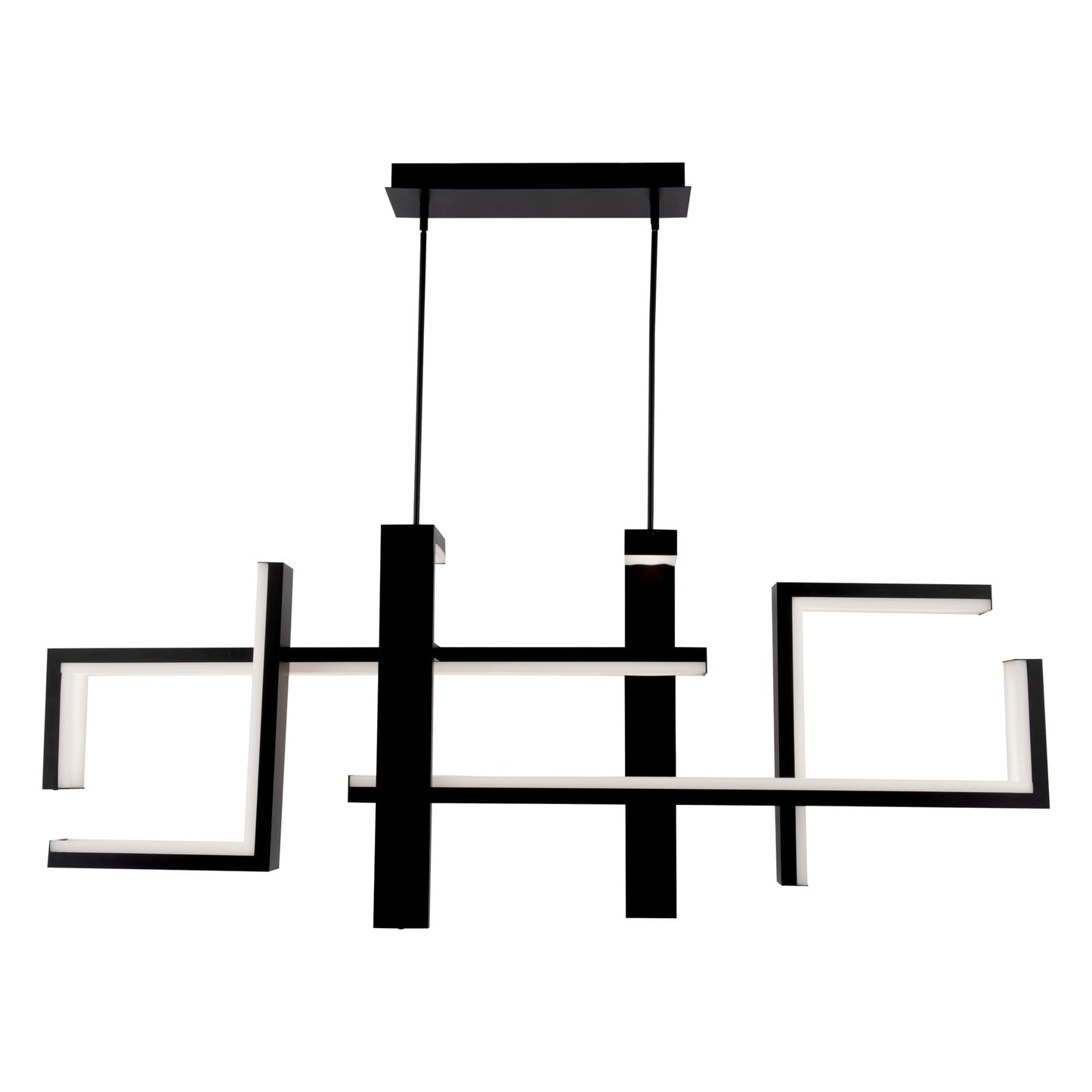 Jackal 56" Wide LED Abstract Chandelier