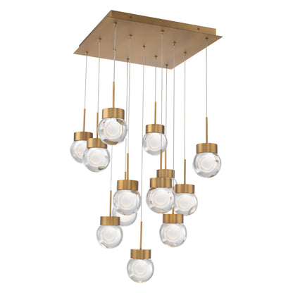 Double Bubble 13 Light 20" Wide LED Suspension Multi Light Pendant