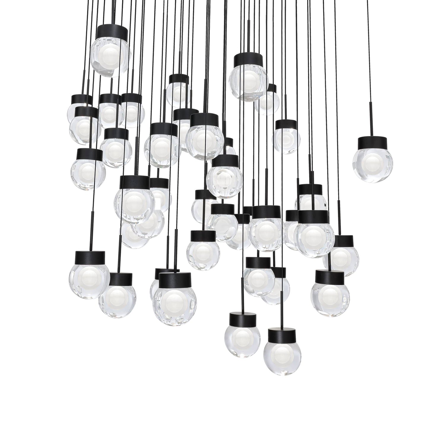 Double Bubble 41 Light 28" Wide LED Suspension Multi Light Pendant
