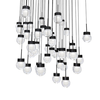 Double Bubble 41 Light 28" Wide LED Suspension Multi Light Pendant