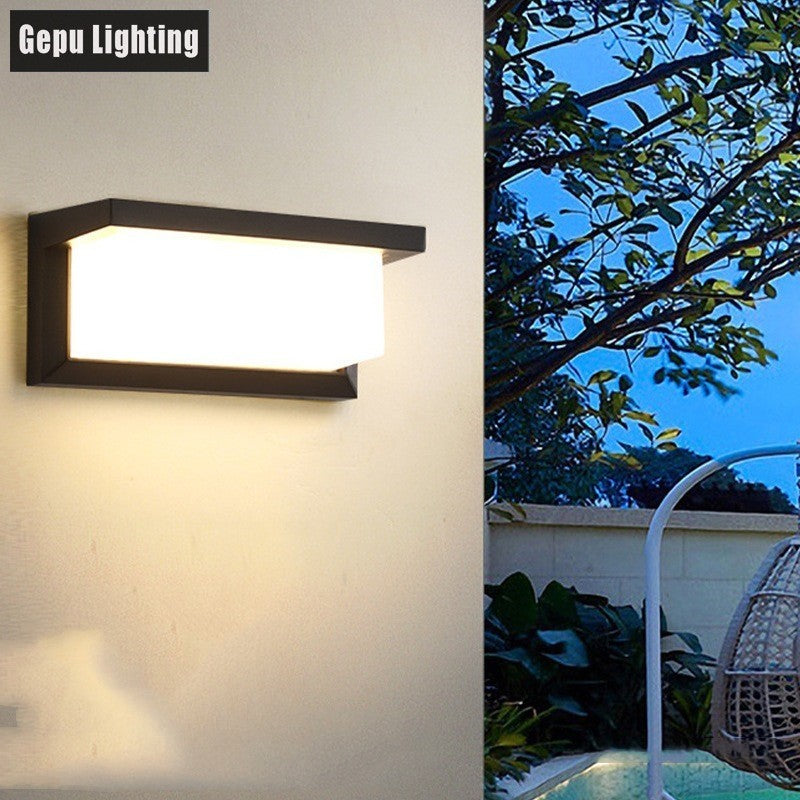 Modern Outdoor Waterproof LED Wall Lamp