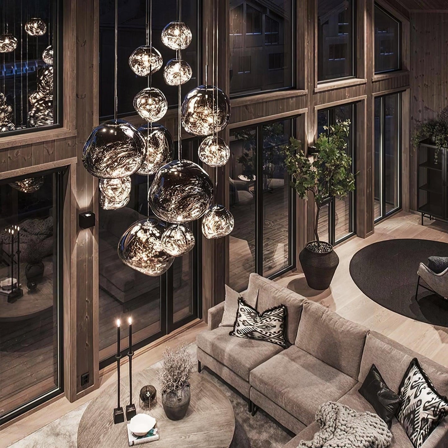 Molterra Mirror Glass Pendant Light