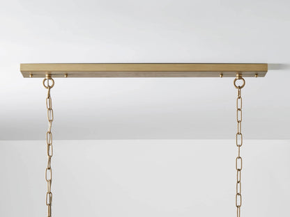 Montclair Art Deco Rectangular Crystal Chandelier