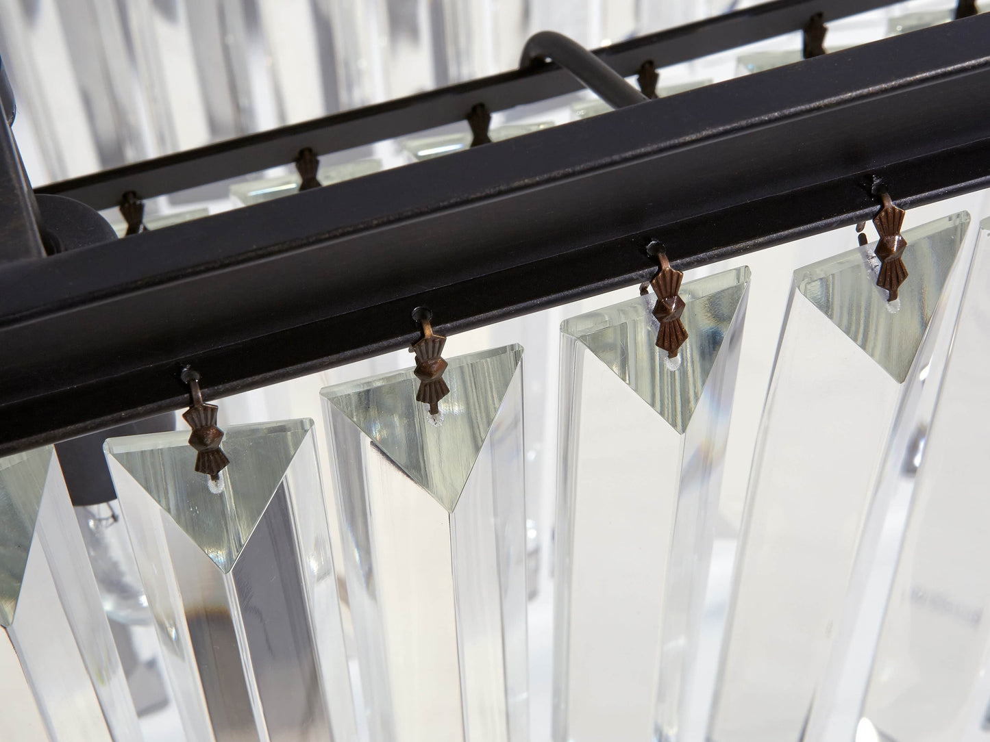 Montclair Art Deco Rectangular Crystal Chandelier