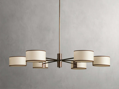 Montclair Linen Diffuser Ring Chandelier