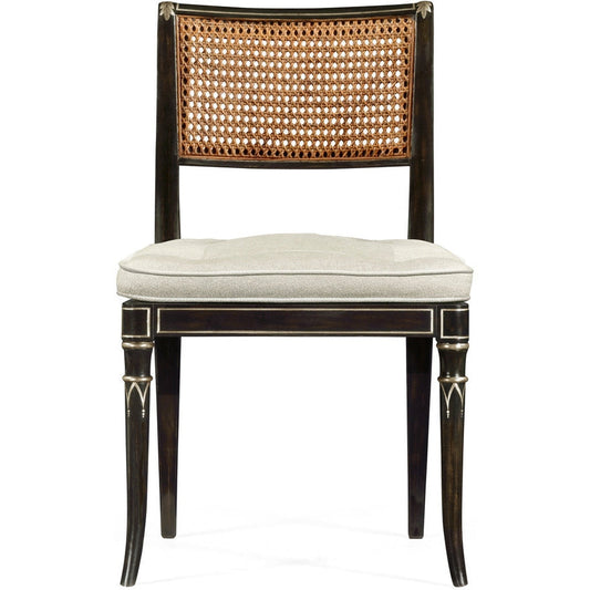 Jonathan Charles William Yeoward Linden Charcoal Wash Dining Side Chair (530121-SC-CHW) - Set of 2