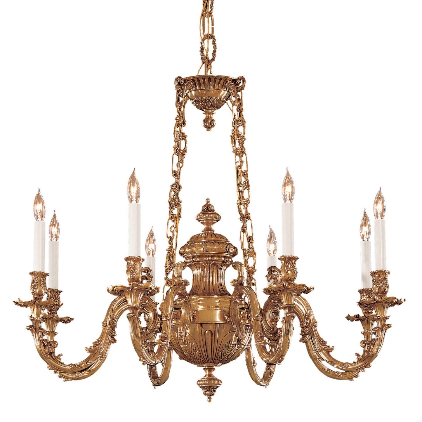 7 Light 1 Tier Candle Style Chandelier from the Metropolitan Collection