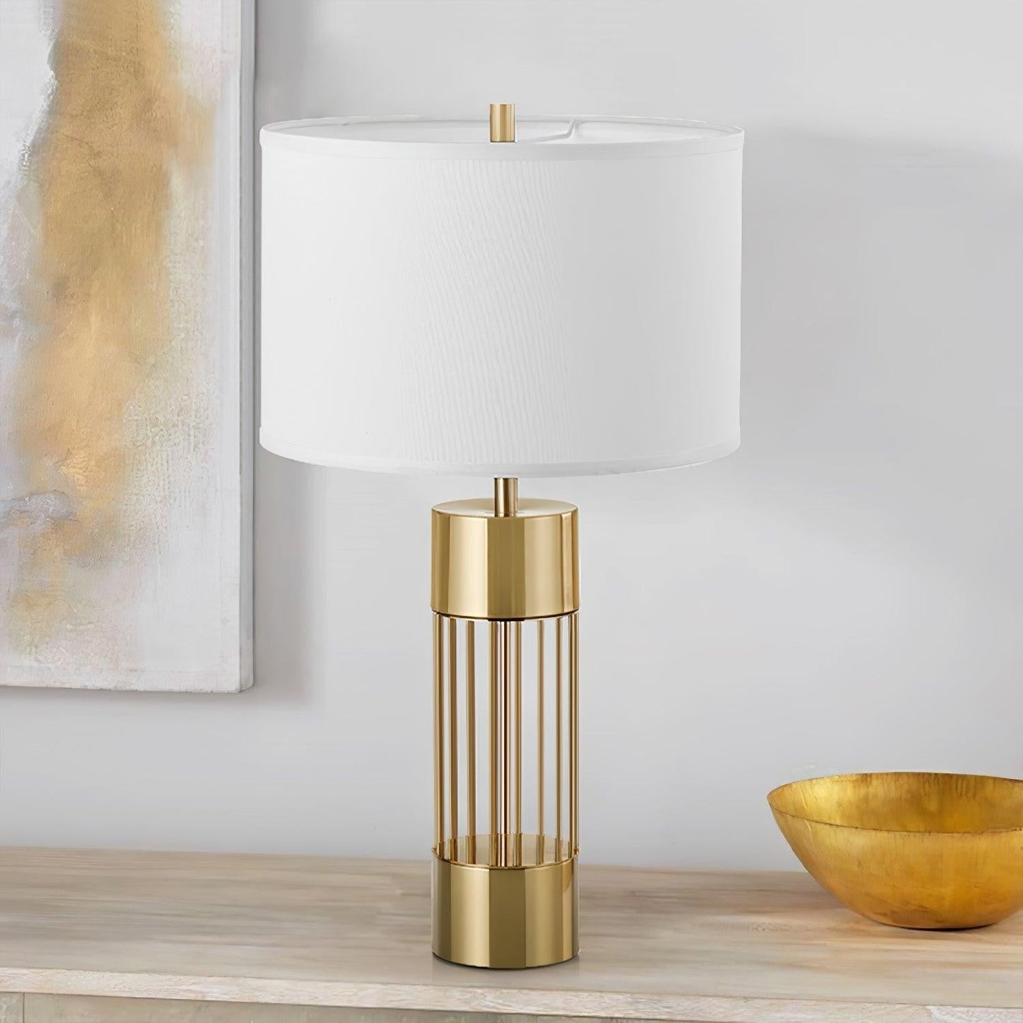 Nettle Hollow Metal Table Lamp