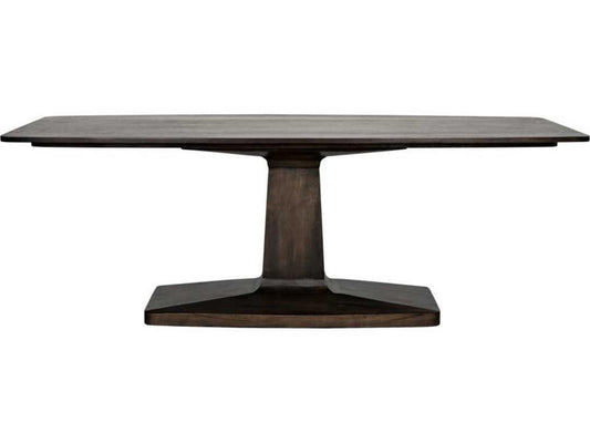 Travis 84-Inch Rectangle Dining Table Ebony Walnut