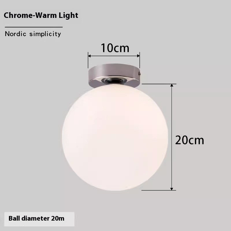Nordic Round Spherical Wall Lamp